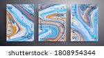abstract acrylic poster  fluid... | Shutterstock .eps vector #1808954344