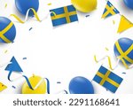 vector illustration of sweden...