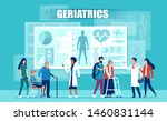 healthcare and geriatrics... | Shutterstock .eps vector #1460831144