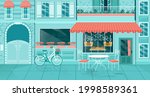 vector of a cute coffee shop or ... | Shutterstock .eps vector #1998589361
