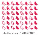 large collection of forty eight ... | Shutterstock .eps vector #1900574881