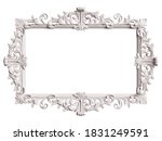 classic white frame with... | Shutterstock . vector #1831249591