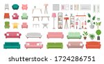 furniture vector illustration... | Shutterstock .eps vector #1724286751