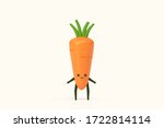 A Carrot Plant Vegetables 3d...