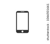 smartphone icon. vector... | Shutterstock .eps vector #1066501661