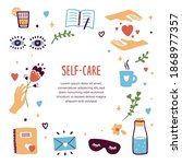 self care template  isolated... | Shutterstock .eps vector #1868977357