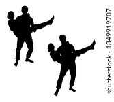 Vector Silhouettes Of 2 People  ...
