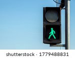 Green Pedestrian Traffic Light...