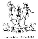 Happy Dancing Skeletons On...