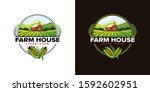 farm house concept logo.... | Shutterstock .eps vector #1592602951