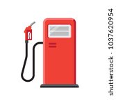 Vector Illustration Of Red Gas...