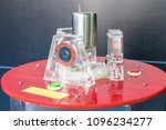 Small photo of Electrochemistry machine. Science and educational concept