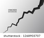 cracked ground surface.... | Shutterstock .eps vector #1268903707