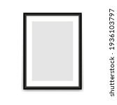 black photo frame template.... | Shutterstock .eps vector #1936103797