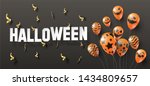halloween festival concept... | Shutterstock .eps vector #1434809657