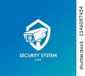 logo shield security cctv... | Shutterstock .eps vector #1146097454