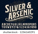 silver and arsenic font is an... | Shutterstock .eps vector #1236160291