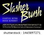 slasher brush is a duotone... | Shutterstock .eps vector #1465897271