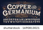 copper and germanium  quaint... | Shutterstock .eps vector #1690813021