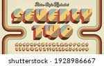 seventy two is a retro 1970s... | Shutterstock .eps vector #1928986667