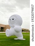 Small photo of Doha, Qatar - Feb 2021: The Anooki. The character is the brainchild of two French designers, David Passegand and Moetu Batlle.