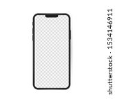smartphone blank screen  phone... | Shutterstock .eps vector #1534146911