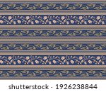 seamless blue floral border... | Shutterstock . vector #1926238844