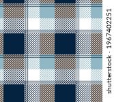 checkered shirt fabric pattern... | Shutterstock .eps vector #1967402251