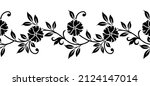 seamless black and white... | Shutterstock .eps vector #2124147014