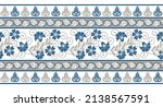 asian decorative floral border... | Shutterstock .eps vector #2138567591