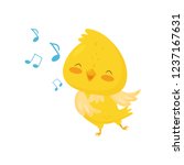 Cute Yellow Chicken Singing ...