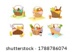 Wicker Picnic Baskets And...
