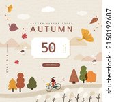 autumn shopping event... | Shutterstock .eps vector #2150192687