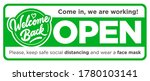 open sign on the front door... | Shutterstock .eps vector #1780103141
