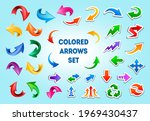 cartoon arrow icons in... | Shutterstock .eps vector #1969430437