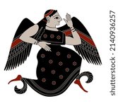 Winged Ancient Greek Goddess...