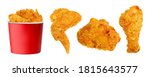 crispy fried chicken pieces... | Shutterstock .eps vector #1815643577