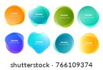 abstract blur shapes color... | Shutterstock .eps vector #766109374