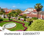 Jardines del Marquesado de la Quinta Roja garden in La Orotava, Tenerife, Canary islands, Spain