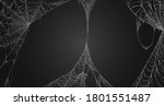 cobweb realism set. spiderweb... | Shutterstock .eps vector #1801551487