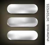 button set color silver style | Shutterstock .eps vector #1673245231