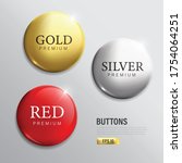 button set circle modern color... | Shutterstock .eps vector #1754064251