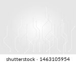 line dots of circuit board and... | Shutterstock .eps vector #1463105954