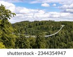 Skywalk Suspension bridge in Willingen, Germany
