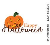 happy halloween background | Shutterstock .eps vector #1234581607