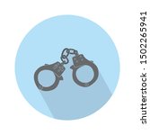 handcuffs icon   from web ... | Shutterstock .eps vector #1502265941