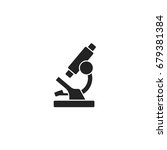 microscope icon vector isolated | Shutterstock .eps vector #679381384