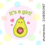 it's a girl. baby shower party. ... | Shutterstock .eps vector #2148301987