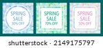 spring sale banner background.... | Shutterstock .eps vector #2149175797