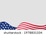 waving flag of american... | Shutterstock .eps vector #1978831334